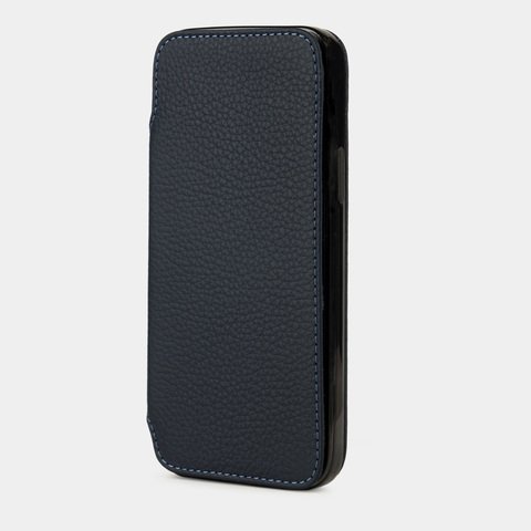 Чехол Benoit для iPhone 13 Mini из натуральной кожи теленка, цвета синий