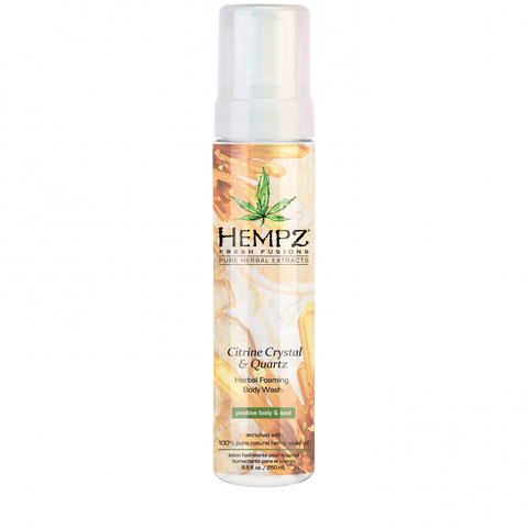 Hempz Гель-мусс для душа Желтый Кварц Citrine Crystal Foaming Body Wash (250ml)