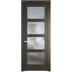 Межкомнатная дверь эмаль Profil Doors 3.4.2PD перламутр бронза остеклённая