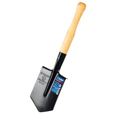 ЗУБРПРОФИ5С, 150х185х510мм, полотно рессорная сталь 1.6мм закалено, дерев. черенок высш. сорт, туристическая лопата,Профессионал(39458)