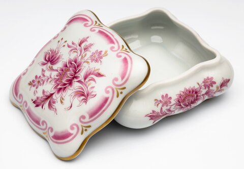 Шкатулка 12х12см Cre Art Luigi XV Anemone