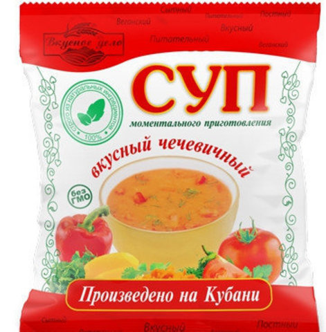 Вкусное Дело суп чечевичный 28 г