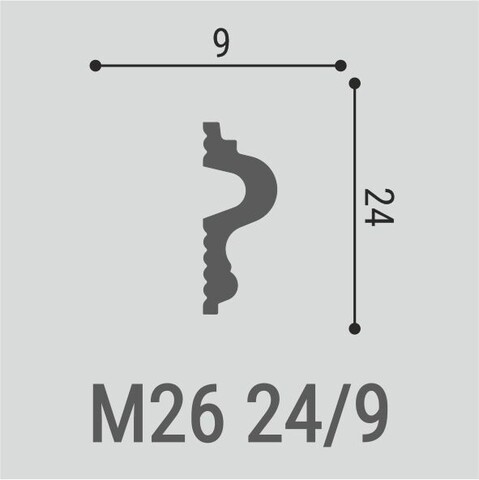 Молдинг М26 24-9