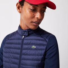 Женская теннисная куртка Lacoste Women’s SPORT Water-Resistant Down-Filled Puffer Jacket - navy blue