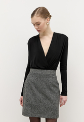 Юбка мини прямая