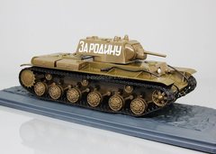 Tank KV-1 1941 year 1:43 DeAgostini Tanks. Legends Patriotic armored vehicles #3