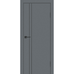 Купить Межкомнатная дверь экошпон Profilo Porte P-20 графит кромка ABS глухая