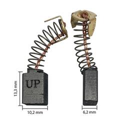 Щетка графитовая UNITED PARTS 6,2х10,2х13,3мм для METABO KS/KGS216 (аналог 1388734023) (10шт)