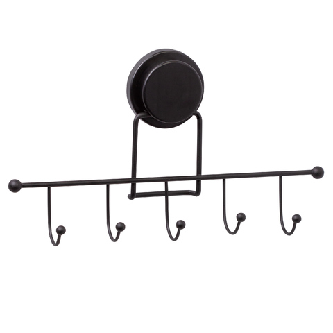 Fixsen FX-45005-5 "MAGIC BLACK" Планка 5 крючков FX-45005-5