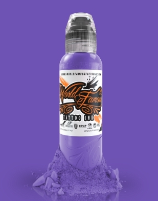 Краска World Famous Tattoo Ink "Galaxy Purple" 1/2 унции - 15 мл