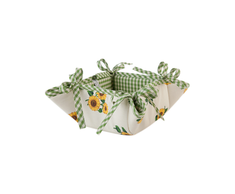 Хлебница 17х17 Old Florence Girasoli зелёная
