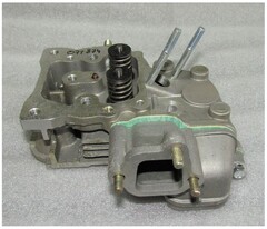 Головка блока цилиндра в сборе с клапанами KM168F/170/Cylinder head
