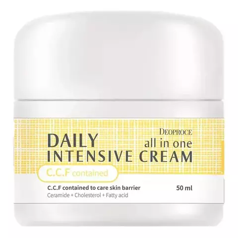 Deoproce Daily Intensive Cream All In One Интенсивный увлажняющий крем для лица и тела