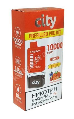 City Energy POD Kit Мандариновый Ред Булл 10000 затяжек