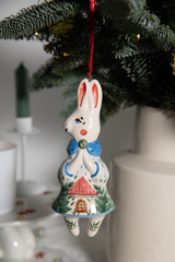 Керамическая елочная игрушка 