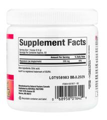 Natural Factors Бисглицинат магния, чистый, 200 мг, 120 г (4,2 унции)