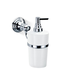 Decor Walther 0831850 Decor Walther  CL WSP настенный дозатор жидкого мыла Хром /Фарфор белый фото