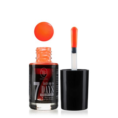 TF Лак для ногтей COLOR GEL  тон 243  Classical red/Классический красный  8мл