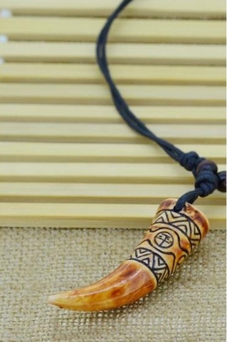 Totem Pendant talismans bone carving