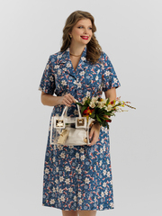 4536 Халат на пуговицах