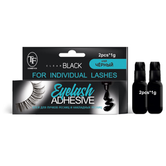 TF Клей для накладных пучков, ресниц - черный (2шт*1гр) CTG01