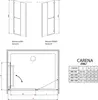 Radaway 134332-01-01NL Carena DWJ/L 120*195 хром