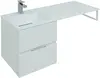 Aquanet 243726 Тумба с раковиной Алвита 120 R цв.белый (243726)