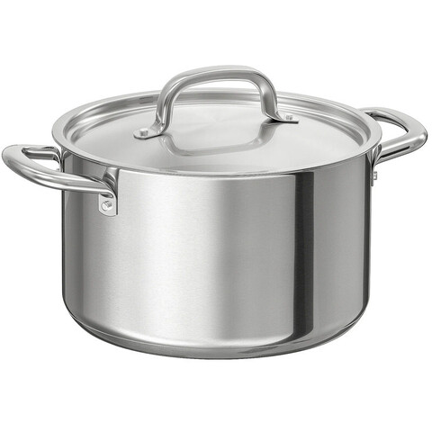 Кастрюля с крышкой MANDER, объём: 5,0 л., материал: нержавеющая сталь