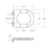 BelBagno BB089SC Сиденье дюропласт, soft close, металлическое крепление BB089SC