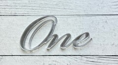 Бенто-топпер / One В2 / акрил  зеркальный серебро