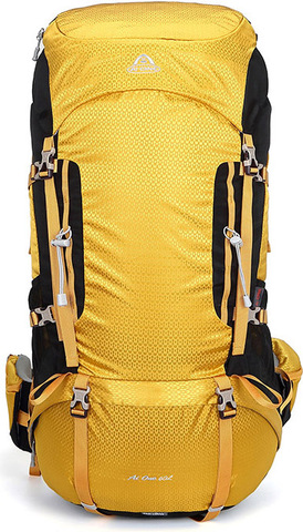 Картинка рюкзак туристический Ai One 8125A yellow - 4
