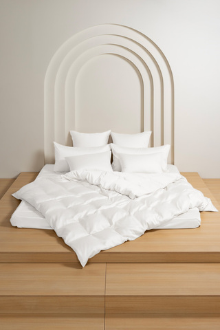 Пододеяльник 150х200 German Grass Arctic White Brilliant белый