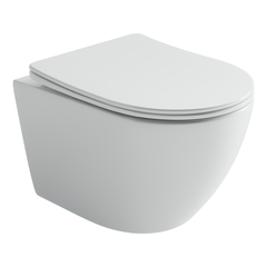 Ceramica Nova Uno CN11001T Унитаз подвесной безободковый, торнадо, с сиденьем микролифт, белый фото
