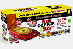 Универсальная электрическая омлетница Red Copper 5 Minute Chef