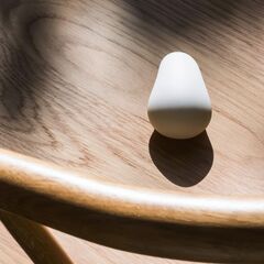 Серый вибромассажёр Opal - 