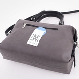 Сумка Саломея 110 итальянский серый + черный