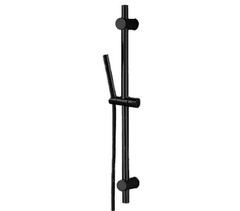 Remer 317G317MMCFP Душевая стойка с ручным душем и шлангом Remer 317G317MMCFP, черный брашированный хром фото