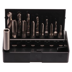 Набор метчиков для шуруповерта M3 -M10 (+ сверла) HSS-G 13пр Volkel 67020