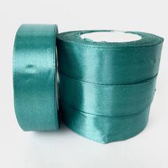 Лента Атласная (2,5 см*22,85м) Морской-зеленый