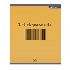 
          Тетрадь 36 л., А5, линия, Alingar "Positive book", скрепка, второй блок 60г/м2, мелованный картон (стандарт), 4 дизайна в пленке т/у