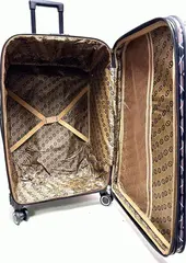 Чемодан Hossoni тканевый средний Серый 65|42|23+3|см (4 колеса съемные)