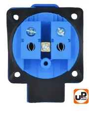 Розетка UNITED PARTS 220В, 16А, IP44, 1Ф (90-0628)