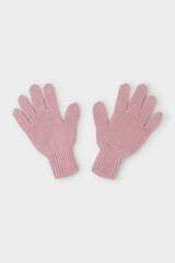 перчатки  для девочки К 125/пудра