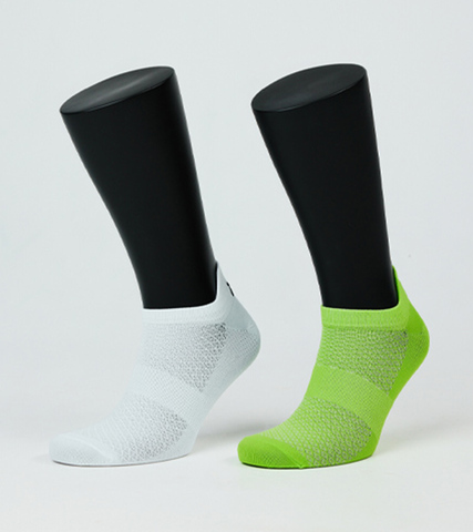 Комплект беговых носков Nordski Race White/Lime 2 пары