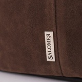 Сумка Саломея 479 эко-замша шоколад