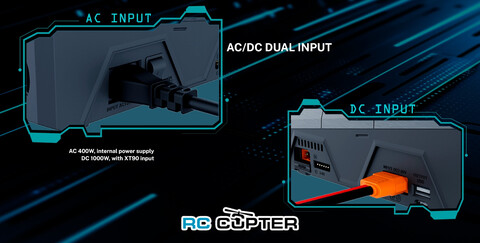 Зарядное устройство ToolkitRC Q6AC, 4x250/2x500 Вт (DC); 4x100 /2x250 Вт (AC), 1-6S, 4 канала
