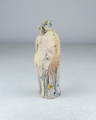 Скульптура из шамотной глины «Купалье», 8х20см, Falco Ceramic
