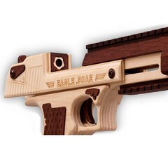 Пистолет DESERT EAGLE от TARG - деревянный конструктор легендарного пистолета американский орел, сборная модель, 3d пазл, оружие