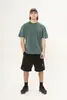 Футболка Kultura oversize Premium garment dyed изумруд