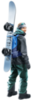 Картинка рюкзак для сноуборда Deuter Freecline 15 Neptune-Nightblue - 10
